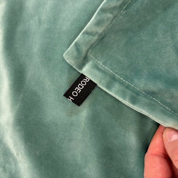 Rodeo Home Green Mint Pillow Cover 21" x 21" Sharm - Picture 3 of 4